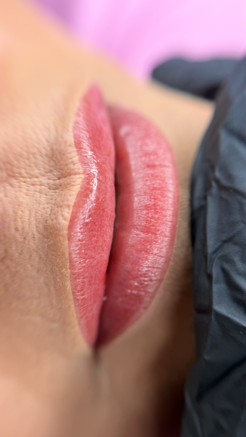 Micropigmentação labial — resultado